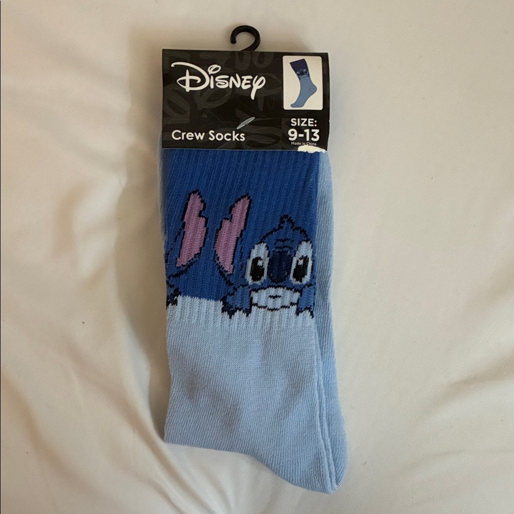 Disney Stitch crew socks💙